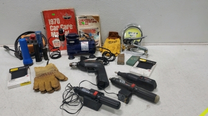 Assortment Of Tools And Gloves and More