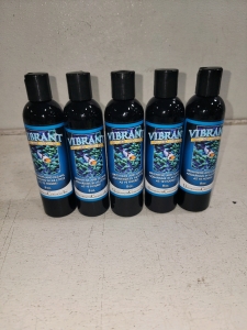 (5) Vibrant For Reef Aquarium 8oz.