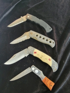 (4) Vintage Folding Knife lot