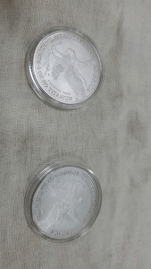 2 1oz American Eagle Titanium Rounds