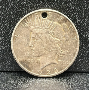 1923 Peace Dollar, U.S. Mint, Silver Coin, No Mint Mark