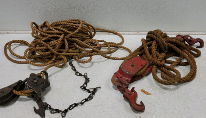Vintage Pulley System