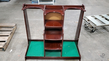 Wooden Golf Bag Stand