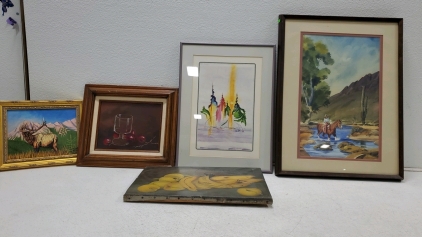 5 Handed Painted Pictures