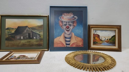 4 Handed Picture and Mirror