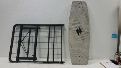 Full Metal Bed Frame and Hyperlite Paragon Wakeskate