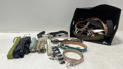 Umbrellas (5), An Assortment Of Belts