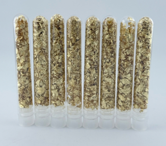 (8) Bottles Of Gold Leaf/ Flake Gold
