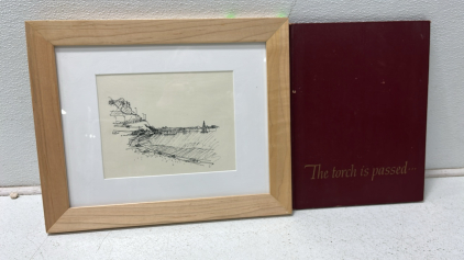 Vintage 1960s JFK The Torch is Passed,Vintage 1950s Picture