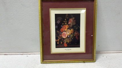 Antique Floral Picture