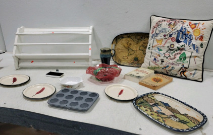 Wall Shelf, World Mat Tray and More