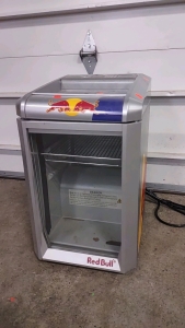 Red Bull Mini Fridge w/ BT Speaker Built Into It