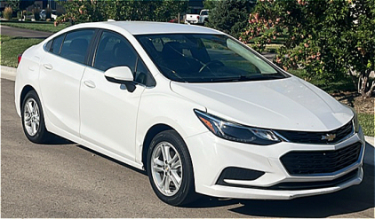 2017 CHEVROLET CRUZE LT - 126K MILES!