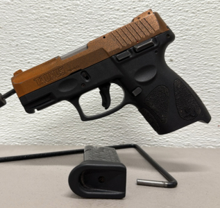 Taurus PT111 G2C, 9mm, 12-Round Capacity, Bronze/Black Finish