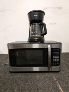 Hamilton Beach Microwave and Mr. Coffee coffee maker