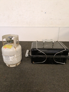 Portable Gas Grill with Small propane tank