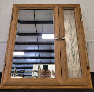 Beautiful Vintage Medicine Cabinet With Mirror