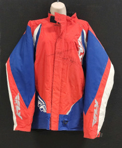 Fly Racing Aurora Jacket, Red/Blue/White, High Performance Snowgear