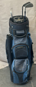BagBoy Golf Club & 3 Clubs