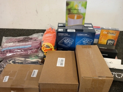Fleece Sleeping Bag Liner, Kayak Handles, RV Water Valve And some Various Health Check Items