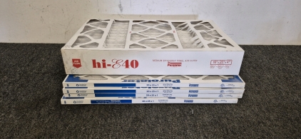 (4) 20X25X1 Purolator Filters, 16X25X4 Purolator Filter