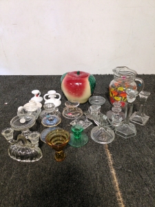 Amazing Collection of Candle Holders of all shapes sizes and colors