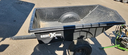 RHINO XPRESS PULL BEHIND GARDEN TRAILER
