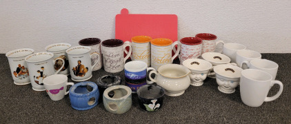 Variety Of Cups And Mugs