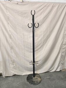 Homemade Horseshoe Coat Rack