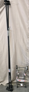 Curtain Rods & Small Folding Cart