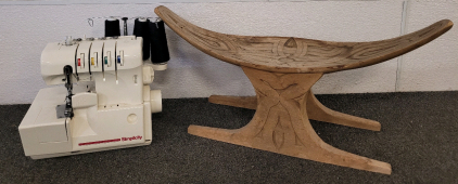Simplicity Serger And Ornate Child Stool
