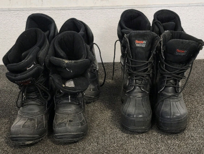 (3) Pairs Of FLY Professional Riding Boots (Sizes 8, And 10) And (1) Pair Of Thermolite Boots (Size 9)