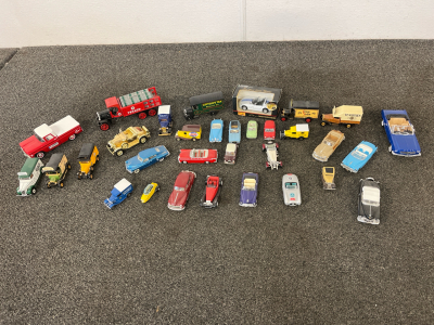 Collection Of Classic Car Models