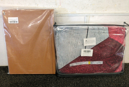 Menkala Farmhouse Comforter 90&times;90, Brown Laptop Case