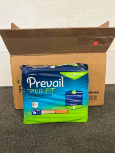(4) Packs of Prevail Per-Fit Adult Underwear 14 Count, Extra Large