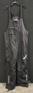 Fly Racing Aurora Snowmobile Bib Overalls, XL, Black, Made In Vietnam