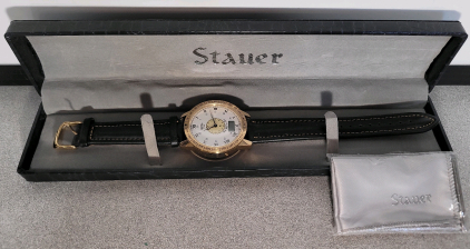 New Stauer Atomic "New York To Paris" Radio Controlled Watch
