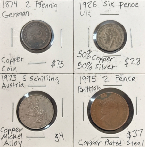 Variety Of European Coins