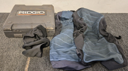 Ridgid 1/2in Spade Handle Drill R7120, (2) Car Seat Covers (Unable to Test)