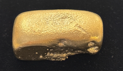 73 Gram (2.35oz) Hand Poured Bar From Melted Computer Pins, !!NOT!! Pure Gold