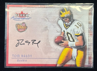 Tom Brady Rookie Collectable Card (FAKE)