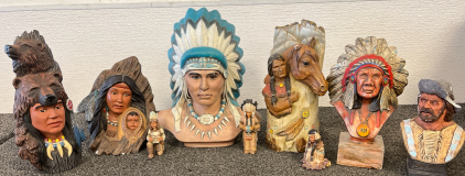 Native American Statues