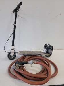 (1)Razor Gas Powered Scooter, (1)20 ft. Water Hose w/nozzle