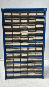 Massive Assortment of Nuts,Bolts,Screws,Washers, Full Storage Container, and More .