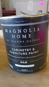 1)Case of 6Qt Kilz Magnolia Home Cabinetry and Furniture Paint Semi Gloss Base 3
