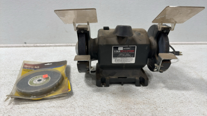 Craftsman 6in Bench Grinder w/ extra Stone Wheel