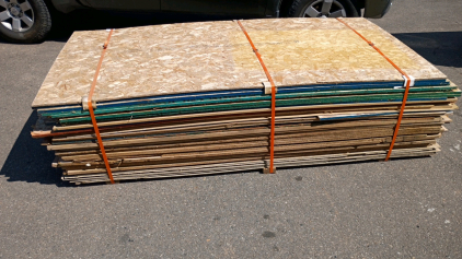 Whole Pallet OSB, Particle Board, and Plywood ~48x96