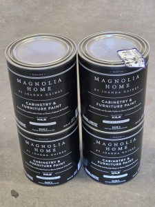 (4) Magnolia Home by Joanna Gaines KILZ Cabinetry/Furniture Interior Paint Cans - Semi Gloss&bull;Base 3 - 29FL OZ / +$120 Combined Value!