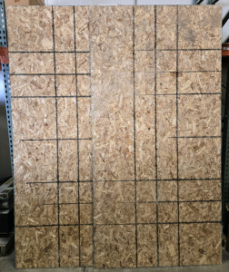 (2) Pieces of OSB Particle Board - 95&frac34;"L x 47⅞"W x ⅜"Thick