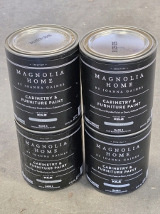 (4)Magnolia Home by Joanna Gaines KILZ Cabinetry/Furniture Interior Paint Cans - Satin&bull;Base 3 - 29FL OZ / +$120 Combined Value!